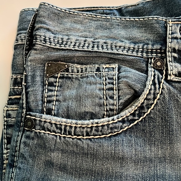 Silver Jeans Gordie Straight Leg Relaxed Size 34 - Picture 14 of 16